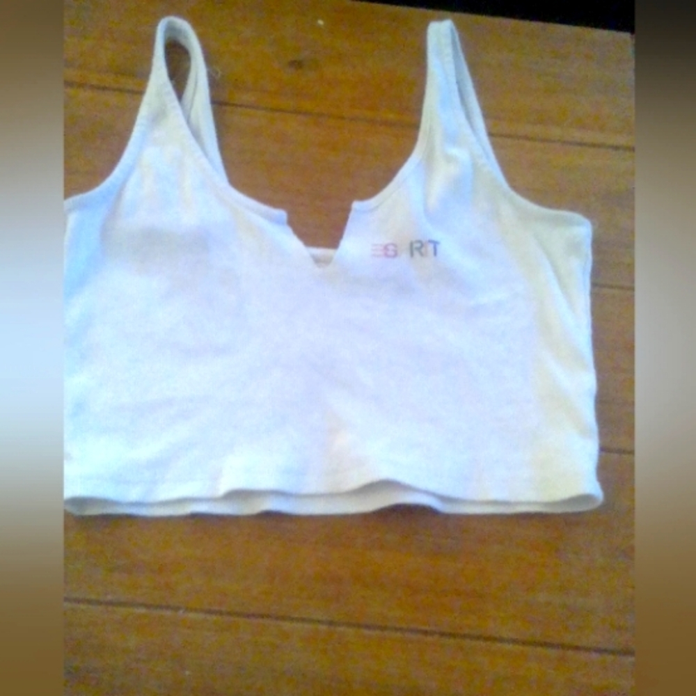 White tank top